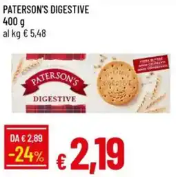 Galassia Paterson's digestive offerta