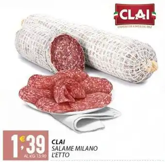 Sisa Clai salame milano offerta