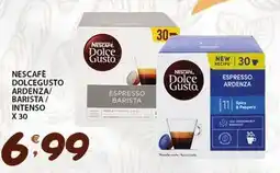 Sisa Nescafè dolcegusto ardenza/ barista/ intenso x 30 offerta