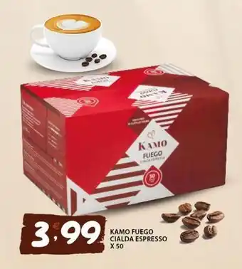 Sisa Kamo fuego cialda espresso x50 offerta