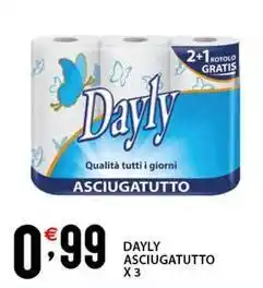 Sisa Dayly asciugatutto x3 offerta