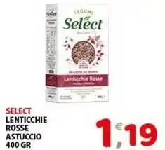 Mio Market Select lenticchie rosse astuccio offerta