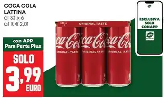 Pam Coca cola lattina offerta