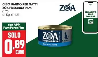 Pam Cibo umido per gatti ZÓA PREMIUM PAM offerta