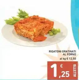 Spazio Conad Rigatoni gratinati al forno offerta