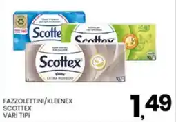 Interspar Fazzolettini/kleenex SCOTTEX offerta