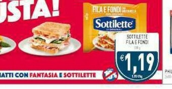 Pim Supermercati Sottilette offerta