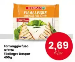 Interspar Formaggio fuso a fette Filallegre Despar offerta