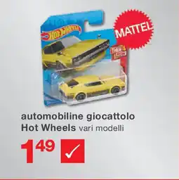 KiK automobiline giocattolo Hot Wheels offerta