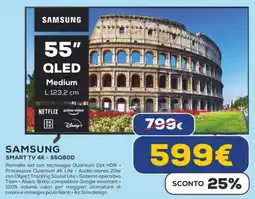 Euronics SAMSUNG SMART TV 4K - 55Q60D offerta