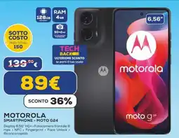 Euronics MOTOROLA SMARTPHONE - MOTO G24 offerta