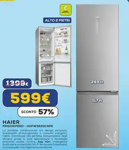 Euronics HAIER FRIGORIFERO-HDPW3620CNPK offerta