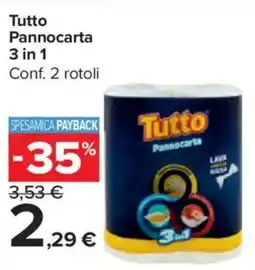 Carrefour Market Tutto Pannocarta 3 in 1 offerta