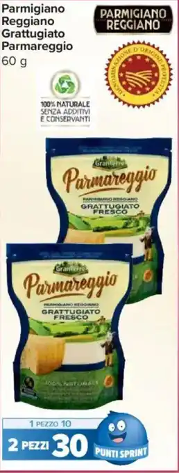 Carrefour Market Parmigiano Reggiano Grattugiato Parmareggio offerta