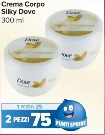 Carrefour Market Crema Corpo Silky Dove offerta