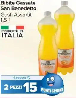 Carrefour Market Bibite Gassate San Benedetto offerta