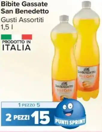 Carrefour Market Bibite Gassate San Benedetto offerta