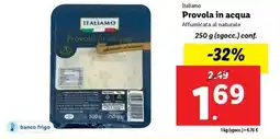 Lidl Italiamo Provola in acqua offerta