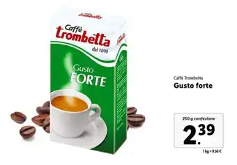 Lidl Caffè Trombetta Gusto forte offerta