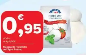 Carrefour Mozzarella Fiordilatte dell'Agro Pontino offerta