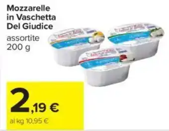 Carrefour Mozzarelle in Vaschetta Del Giudice offerta