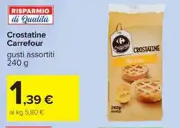 Carrefour Crostatine Carrefour offerta