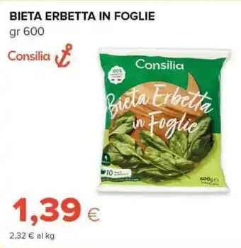 Tigre Bieta erbetta in foglie offerta