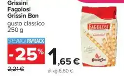 Carrefour Grissini Fagolosi Grissin Bon offerta