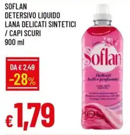 Galassia Soflan detersivo liquido lana delicati sintetici / capi scuri offerta