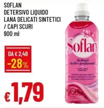 Galassia Soflan detersivo liquido lana delicati sintetici / capi scuri offerta