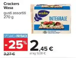 Carrefour Crackers Wasa offerta