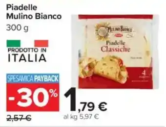 Carrefour Piadelle Mulino Bianco offerta