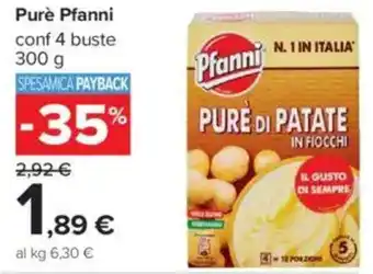 Carrefour Purè Pfanni offerta