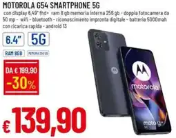 Galassia Motorola g54 smartphone 5g offerta