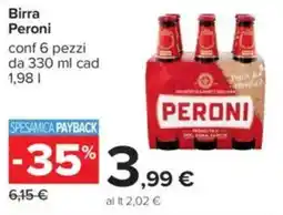 Carrefour Birra Peroni offerta