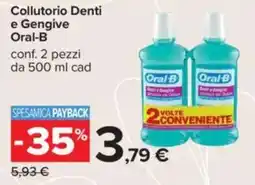 Carrefour Collutorio Denti e Gengive Oral-B offerta