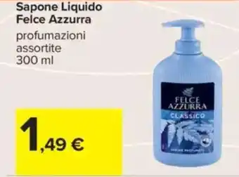 Carrefour Sapone Liquido Felce Azzurra offerta