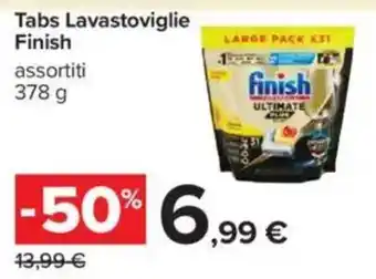 Carrefour Tabs Lavastoviglie Finish offerta