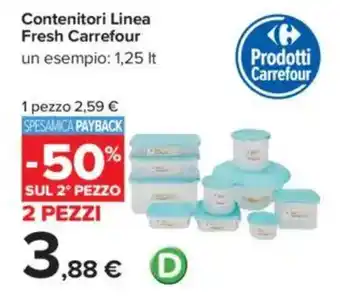 Carrefour Contenitori Linea Fresh Carrefour offerta