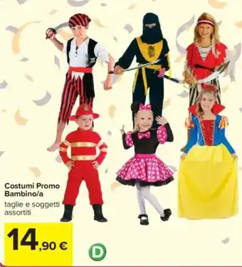 Carrefour Costumi Promo Bambino/a offerta