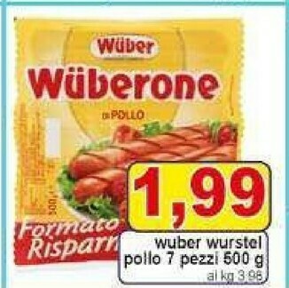 Pewex Wurstel di pollo offerta