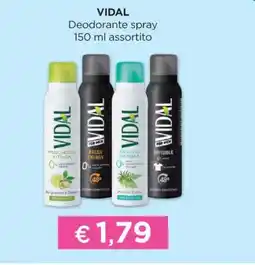 Acqua & Sapone VIDAL Deodorante spray offerta