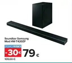 Carrefour Soundbar Samsung Mod HW-T420ZF offerta