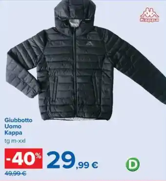 Carrefour Giubbotto Uomo Kappa offerta