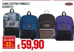 Galassia Zaino eastpak pinnacle assortiti offerta