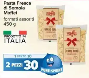 Carrefour Pasta Fresca di Semola Maffei offerta