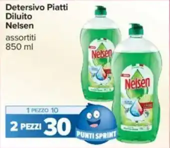 Carrefour Detersivo Piatti Diluito Nelsen offerta