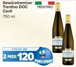 Carrefour Gewürztraminer Trentino DOC Cavit offerta