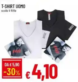 Galassia T-shirt uomo scollo V Rifle offerta