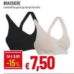 Galassia Brassiere contenitiva push up senza ferretto offerta